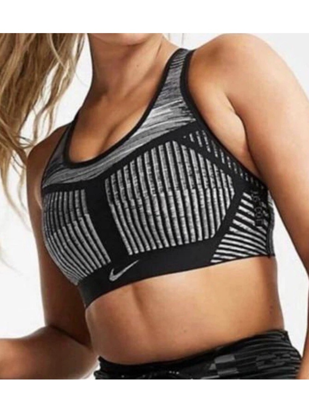 Nike FE/NOM Flyknit Women's High-Support Sports Bras Size: Large #Lux-g